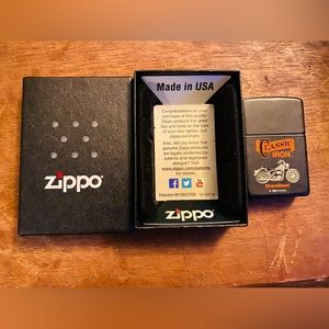 Black Harley Davidson Zippo “Classic Iron Shovelhead”